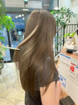 ココロクレド(COCOLO credo) 艶ロング*Olive beige.