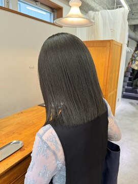 ニール シトロン 名古屋 伏見 丸の内(NEELU citron) 【NEELU_take】髪質改善トリートメント×オリーブグレージュ