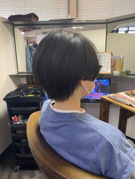 カミケン 方木田店(kamiken.) 丸みのあるショートカット【カミケン方木田店/福島】