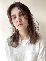 スミス 秋葉原(Smith)&nbsp;レイヤーカットハッシュカット顔まわりミディアムロング