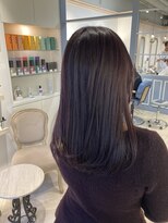 シェノン 赤羽店(CHAINON)&nbsp;ワインレッド艶カラーでトーンダウン赤羽美容院おすすめ