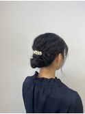 【NANAMI】シニョンアレンジ/結婚式/お呼ばれ/東船橋