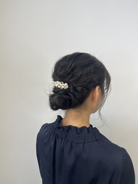 アヤラ オーガニックアンドスパ 東船橋店(AYALA) 【NANAMI】シニョンアレンジ/結婚式/お呼ばれ/東船橋