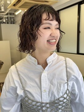 ハル 南平岸(HARU) オン眉ボブパーマ