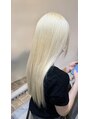 アグ ヘアー ウォーリー 折尾店(Agu hair Wally) Ladies / bleach color / White color ◎