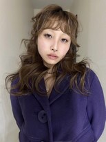 ナービス(NARVIS)&nbsp;透明感ミルクティーベージュ/デザインパーマ/ロング