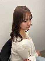コタン(COTAN)&nbsp;赤みなしbeige brown/Layer cut .yui COTAN