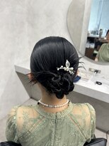 ノアル 大宮店(NOAHL)&nbsp;カチモリ/ミディアム/ヘアセット/結婚式/参列