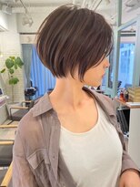 ロンドイディールバンダイ 新潟万代(Lond ideal)&nbsp;グレージュ大人ショート