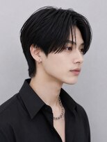 エイド 本店(aid)&nbsp;メンズショートセンターパート毛流れニュアンスショート