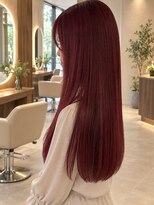 テーラヘアー 我孫子店(TELA HAIR)&nbsp;《艶カラー》ワインレッド×髪質改善ロング