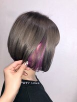 アンク クロス 池袋北口店(ANKHCROSS)&nbsp;グレージュ×ピンクパープル