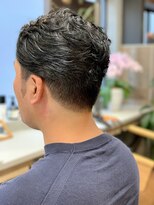 カームリーヘアー(calmLY HAIR) ベリーショート/ダークアッシュ/ニュアンスパーマ/韓国マッシュ