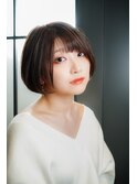 ガーリーショートボブ