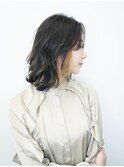 小顔外ハネくびれヘアミディアム【銀座/銀座駅】