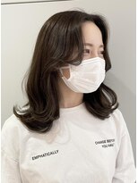 ヨーク(YOKE)&nbsp;【 YOKE 】ヘーゼルグレージュくびれヘアヨシンモリ韓国