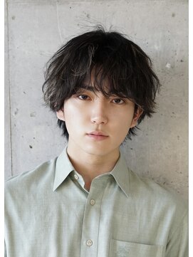 ゼンコー アオヤマ(ZENKO Aoyama) 黒髪×マッシュ×スパイラルパーマ[表参道/青山/原宿/渋谷]