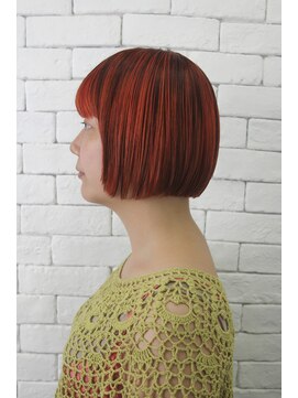 マーシー(MAAAAAC) 【MAAAAAC】オレンジハイローボブ