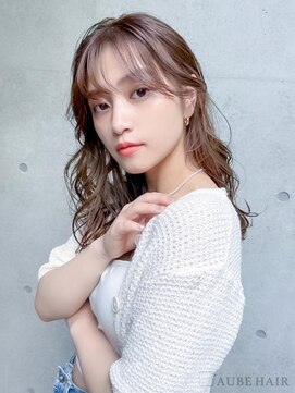 オーブ ヘアー センス 琴似店(AUBE HAIR sense) 20代・30代_垢ぬけミディアムパーマ