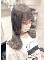 アッシュ 八王子店(Ash)&nbsp;ウルフ/シルバー/ブリーチ/イルミナカラー/韓国/ダブルカラー