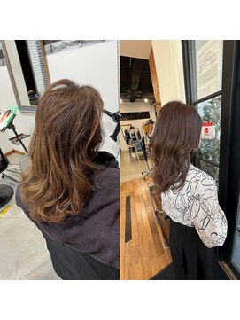 ディッシュ 五反田(dish) 美艶髪/暖色ココアブラウン/白髪染め★五反田駅美容室
