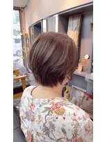 オト(oto) ショートボブ♪ ベージュ系カラー
