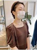 結婚式　二次会　ヘアセット　ゆるふわ編み込み　シニヨン