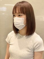 ディフィーノ 青山(DIFINO) 【DIFINO 青山】ぱっつんボブ/アッシュブラウン