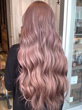 リード バイ ラグーン(LEAD by LAGOON) ダブルカラーピンクベージュベージュカラーケアブリーチレイヤー