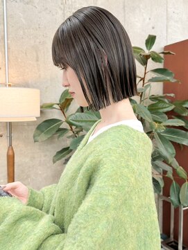 ノエ(noe) あご下1cmボブ×オリーブグレージュ