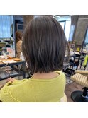 ぱつっとボブ/外ハネ/髪質改善[横浜駅]