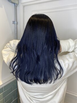 ロンド シャルム 吉祥寺(Lond charme) 艶髪ダークネイビーグレージュロング吉祥寺