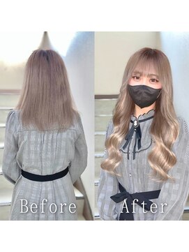 あるじゃんすー 京都店 ミルクティー#シールエクステ#レイヤーロング#ヨシンモリ#京都