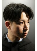 今流行りの韓国風・センターパートスタイル