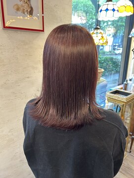 フェイバー 警固店(FAVOR) ピンクラベンダー/髪質改善ストレート/縮毛矯正/オージュア