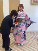 成人式前撮り 着付けヘアメイク 振袖レンタル受付中♪