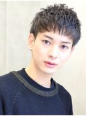 黒髪ショートバング