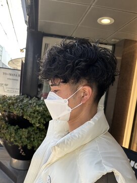 オレンジポップ 妙典店(ORANGE POP) ベリーショート/ダークアッシュ/ニュアンスパーマ/韓国マッシュ