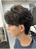 センターパート/ニュアンスパーマ