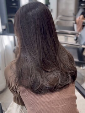 ソヨン 金山店(SOYON) ロングレイヤー/ワンカール/オリーブグレージュ/アッシュグレー/