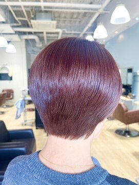 イルファ セイユウ 上野芝店(ehl:fa SEIYU) ショートXピンクブラウン