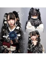 レボル(REVOL) 成人式地雷系振り袖着付けヘアセットヘアアレンジヘアメイク