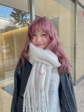 チクロヘアー(Ticro hair) ＠nkkn15 hightone pink