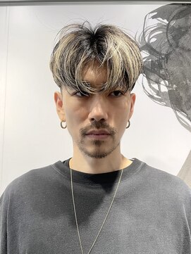 ピークアブー 原宿ハラカド(PEEK-A-BOO) センターパート/メンズヘア/メンズハイライト/PEEKABOO