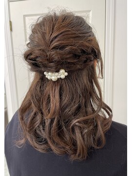 サロンドノア(Salon de NoA) ヘアセット×ハーフアップ