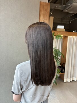 ムク 甲府(muku.) 前髪/ボブ/透明感カラー/暖色/髪質改善
