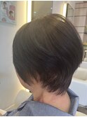 富士見ヶ丘ショートくびれショートイルミナカラー顔周りレイヤー