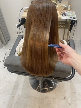 髪質改善トリートメントで今までにない手触りに♪