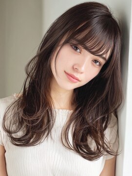 プラスエリマ 四日市(Plus Elima) ワンレンボブ×スモーキーベージュ×髪質改善