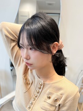 ラクシア(LucxiA) 韓国ヘア/レイヤーカット/顔まわりカット/Instagram @ken__gucci